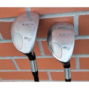 Adams IDEA i-Wood Men's RH 2pc Hybrid Set 3H 17* & 4H 21* R-Flex Graphite Shaft